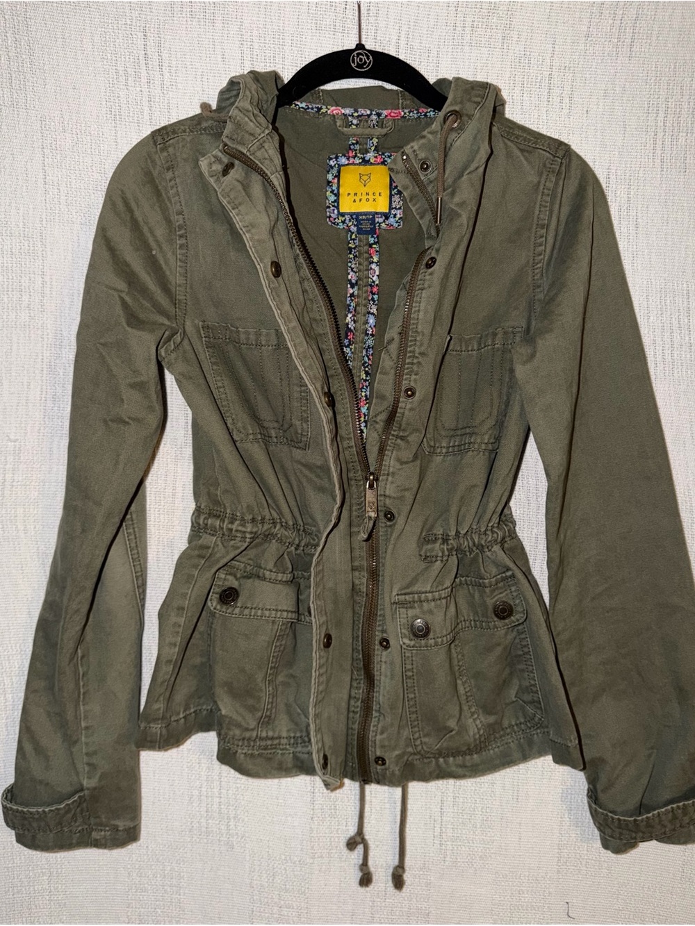 Prince & Fox Green Cargo Utility Anorak Jacket - XS